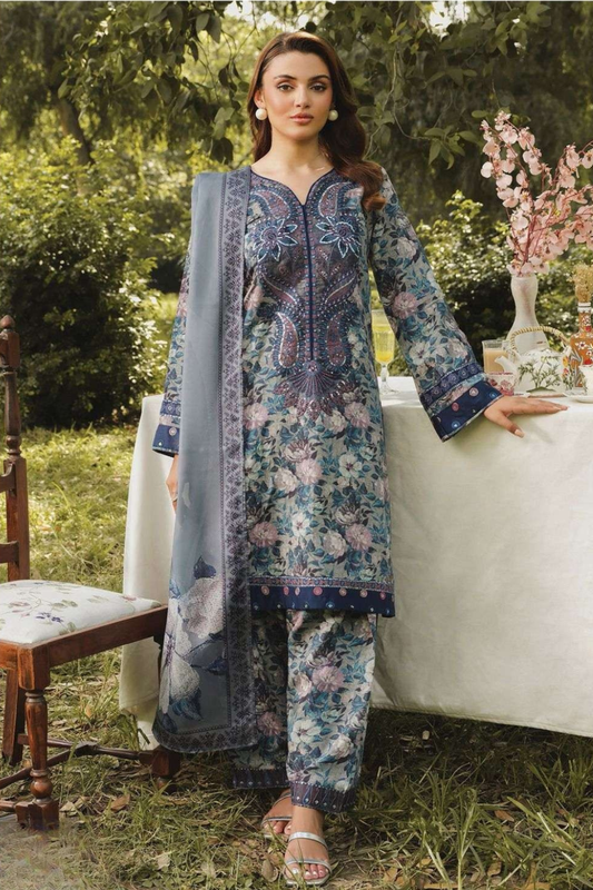 Readymade Pure Lawn Cotton Suits