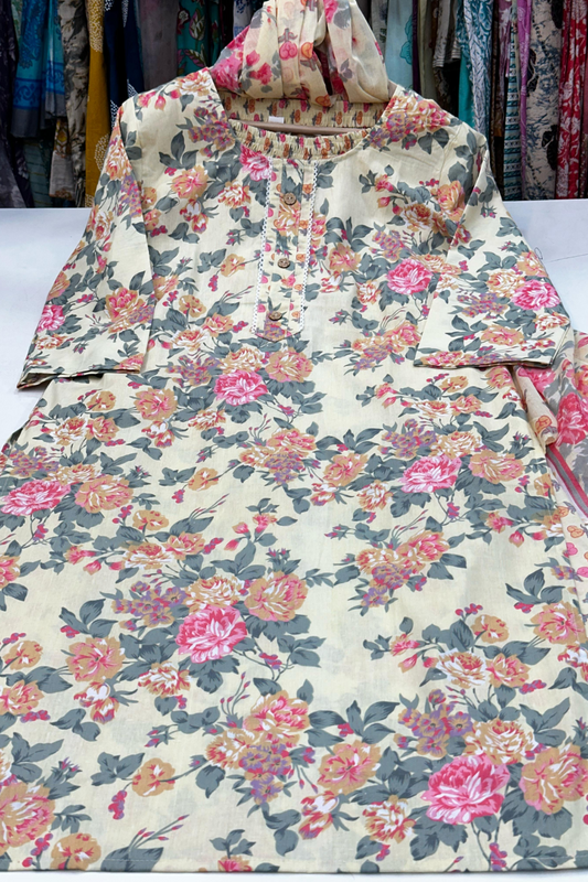 3 PCS Cotton Dresses