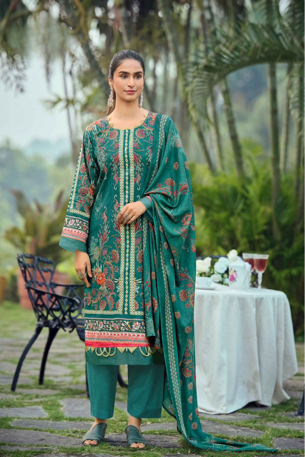 Printed Pure Lawn Cotton Suits (UNSTITCHED)