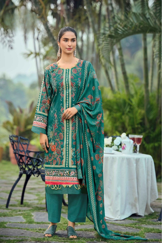 Printed Pure Lawn Cotton Suits (UNSTITCHED)