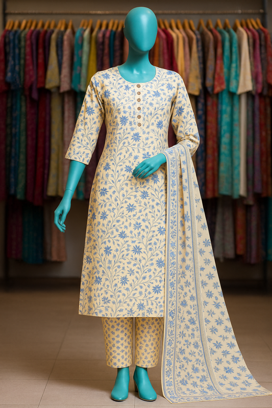 3 PCS Cotton Dresses