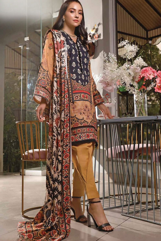 Readymade Pure Lawn Cotton Suits