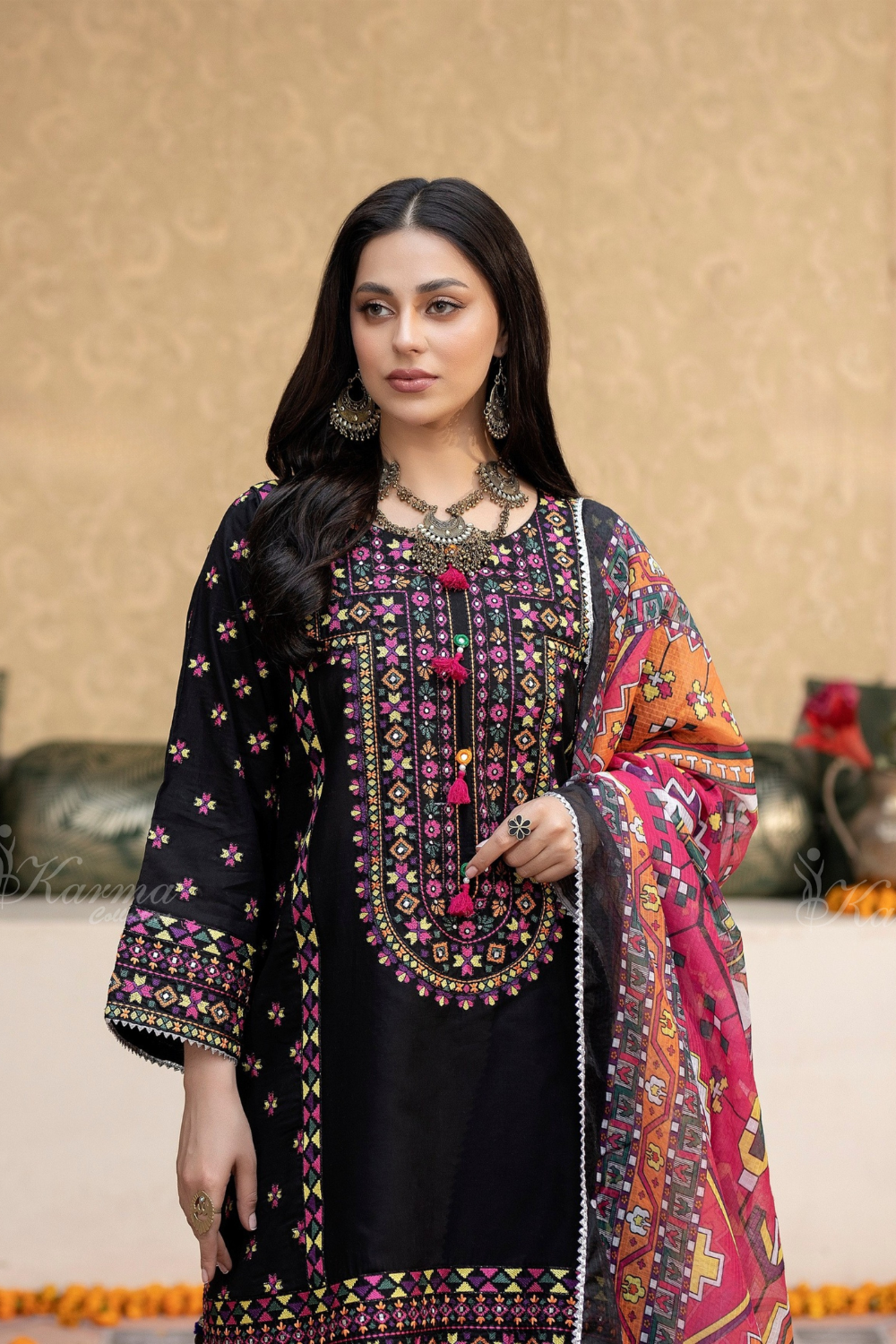 Classic Afghani Farshi Shalwar (Readymade)