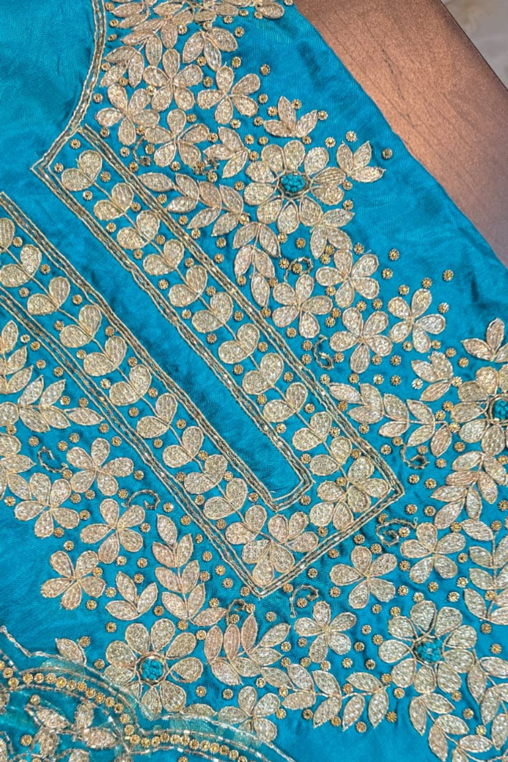 Kardana with Zardozi Embroidery Dress (UNSTITCHED)