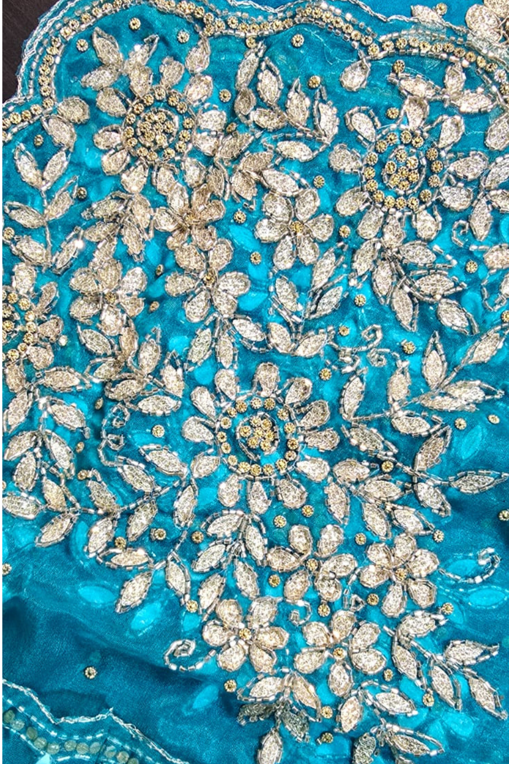 Kardana with Zardozi Embroidery Dress (UNSTITCHED)