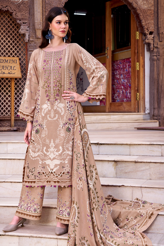 Exclusive Designer Rayon Suits (UNSTITCHED)