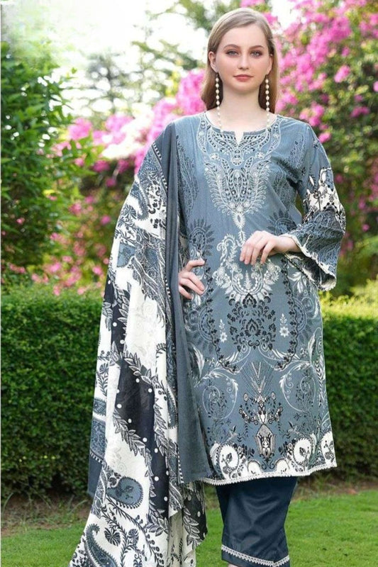 Pakistani Pattern Cotton Material (UNSTITCHED)