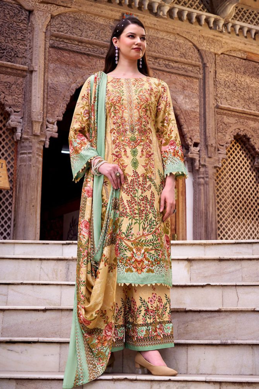 Exclusive Designer Rayon Suits (UNSTITCHED)