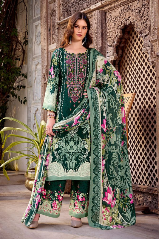 Exclusive Designer Rayon Suits (UNSTITCHED)