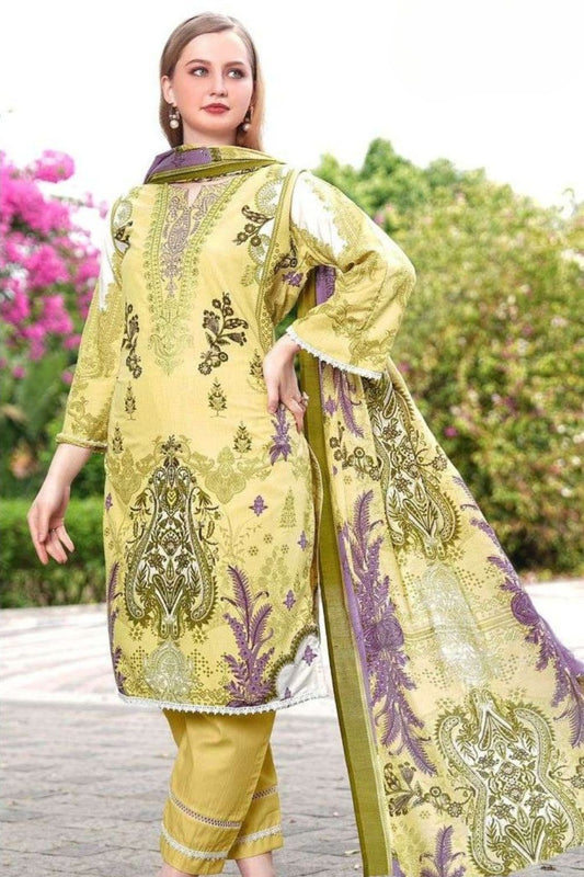 Pakistani Pattern Cotton Material (UNSTITCHED)
