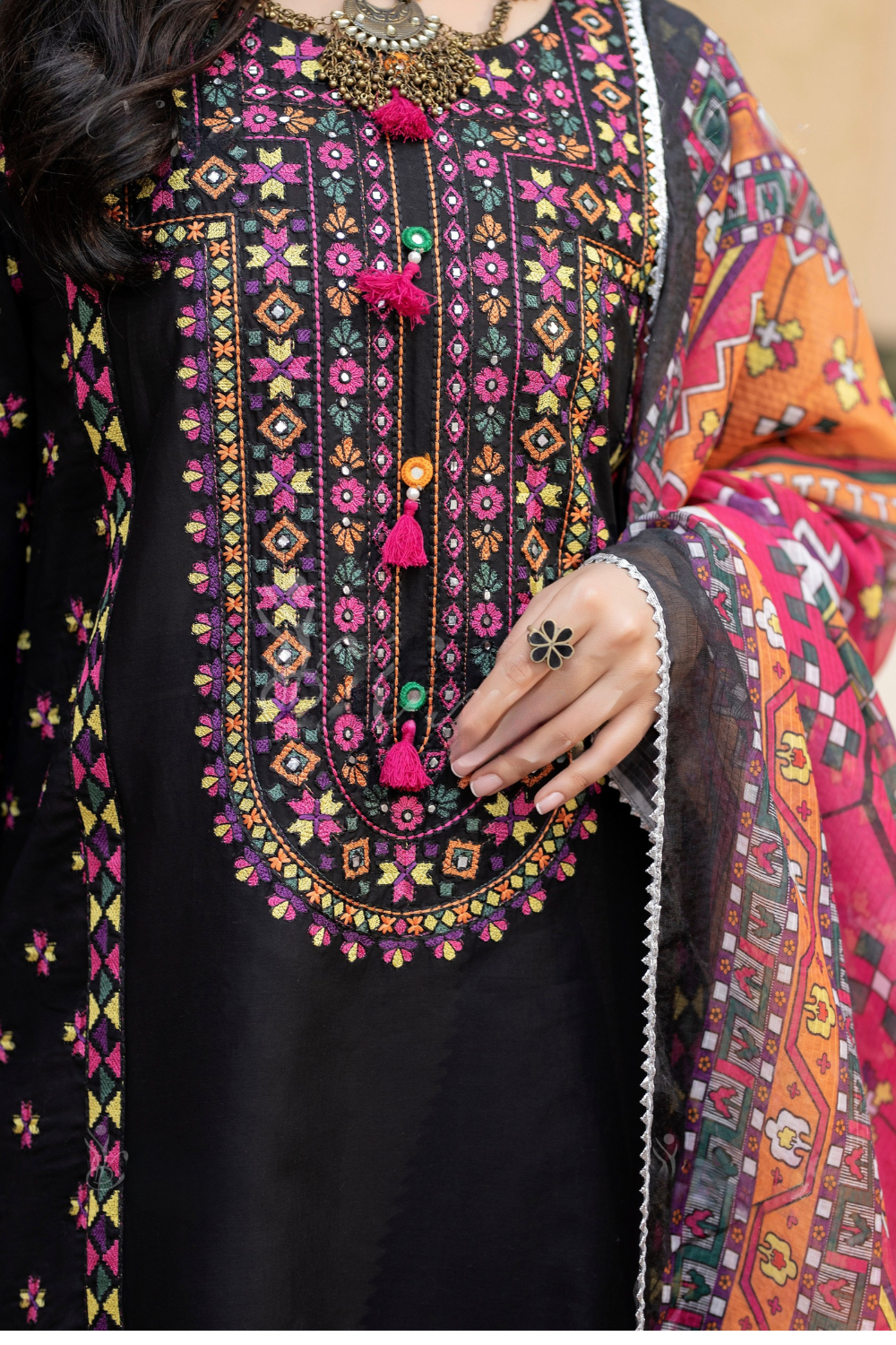 Classic Afghani Farshi Shalwar (Readymade)