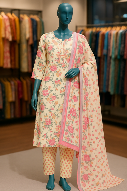 3 PCS Cotton Dresses