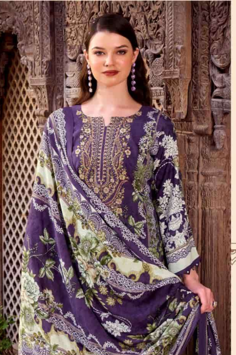 Exclusive Designer Rayon Suits (UNSTITCHED)