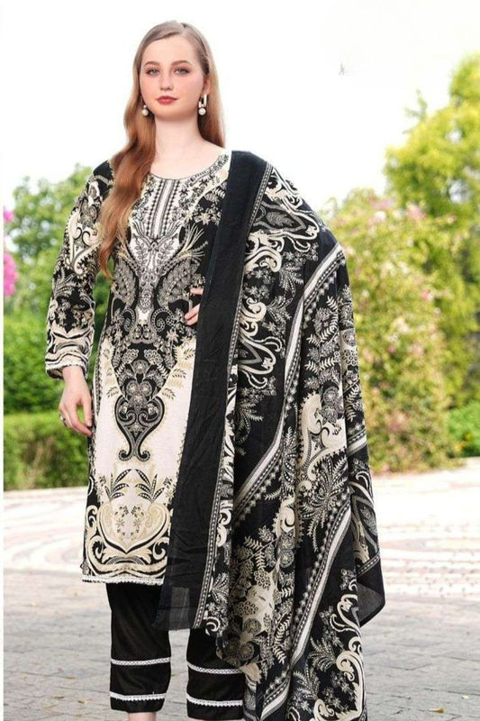 Pakistani Pattern Cotton Material (UNSTITCHED)