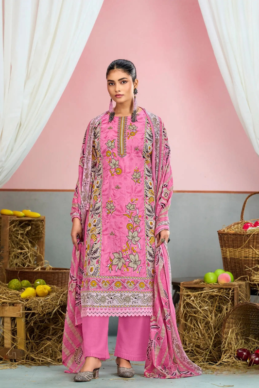 Readymade Pure Lawn Cotton Suits