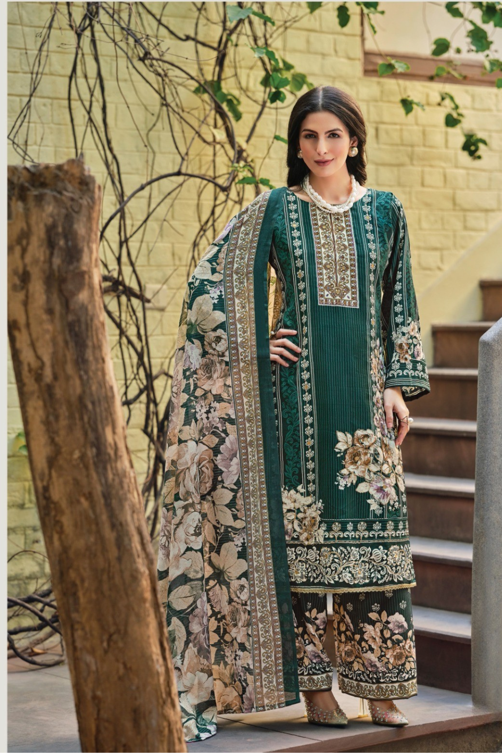 Designer Rayon Suits (UNSTITCHED)