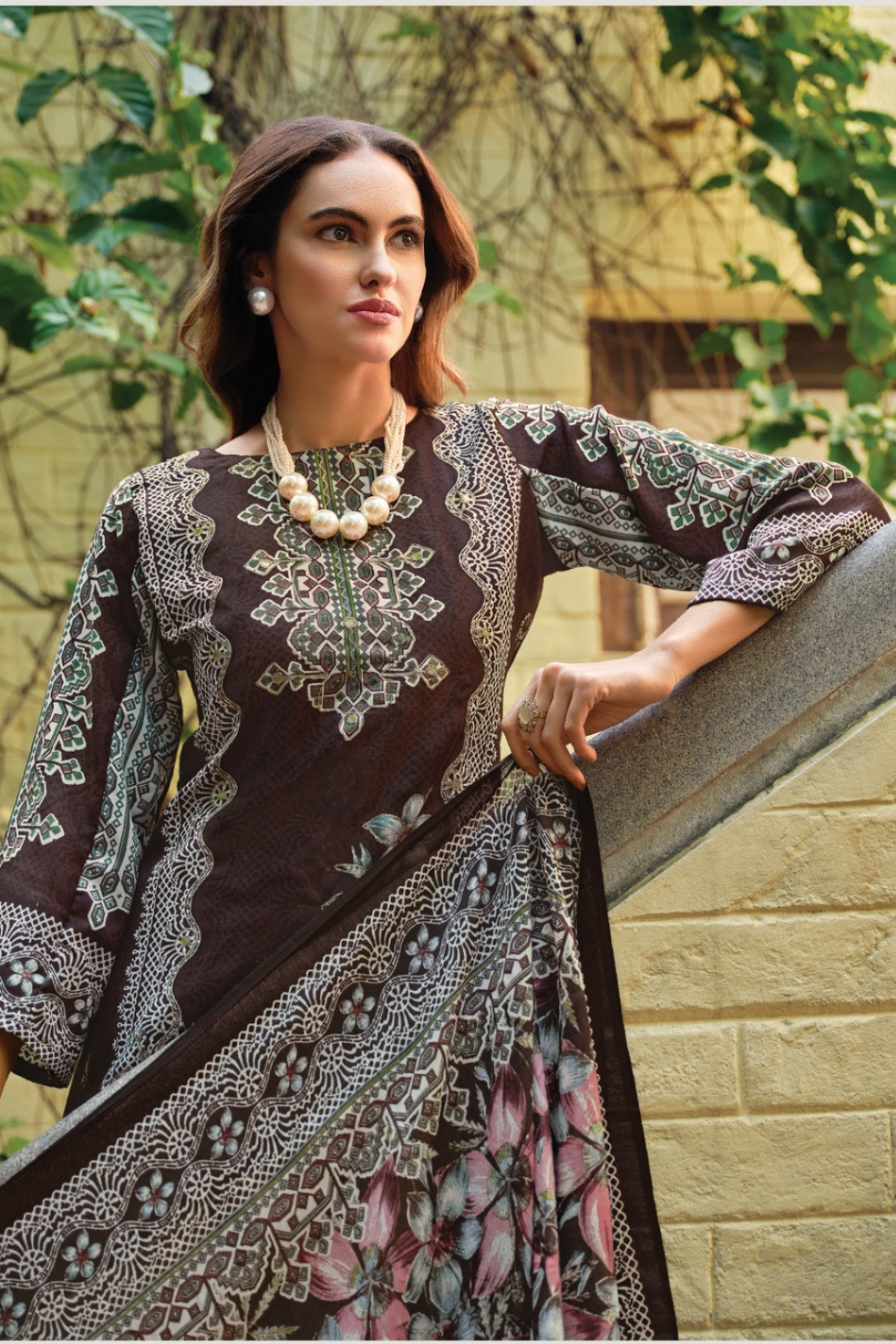 Designer Rayon Suits (UNSTITCHED)