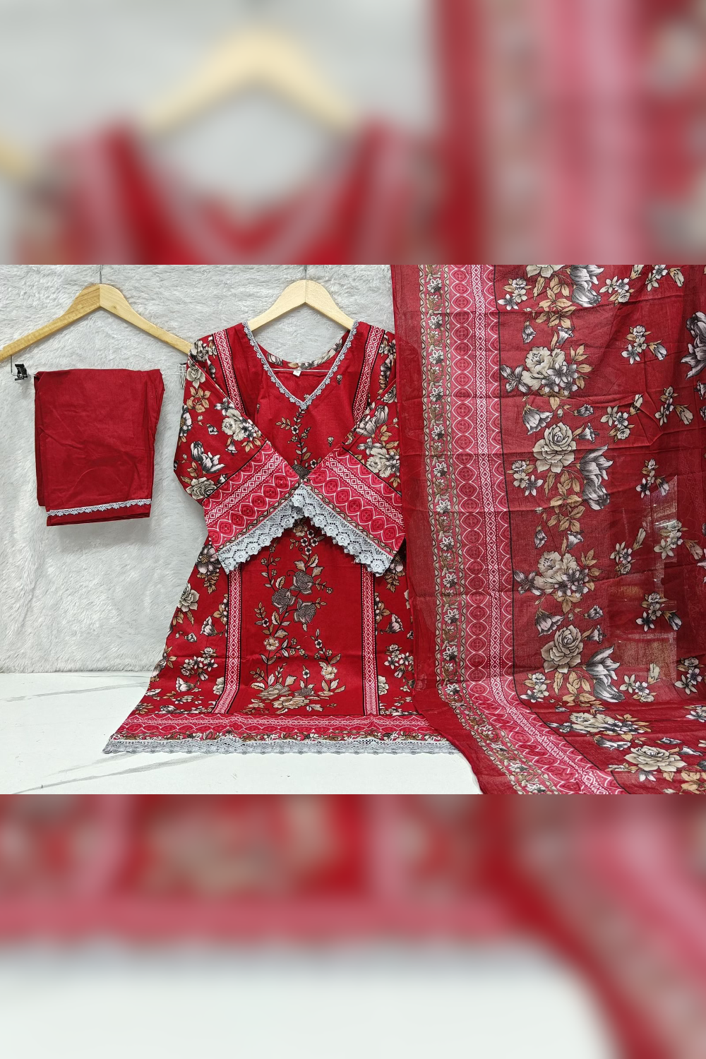 Readymade Pure Lawn Cotton Suits