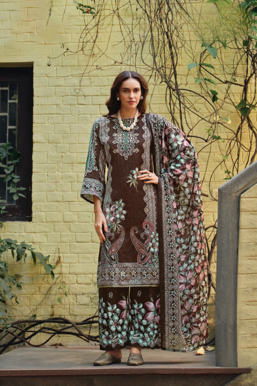 Designer Rayon Suits (UNSTITCHED)