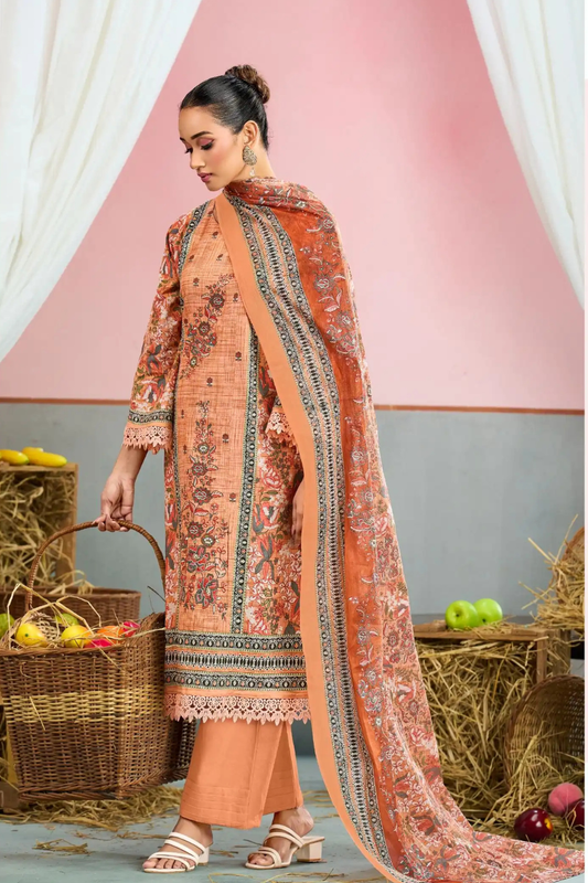 Readymade Pure Lawn Cotton Suits