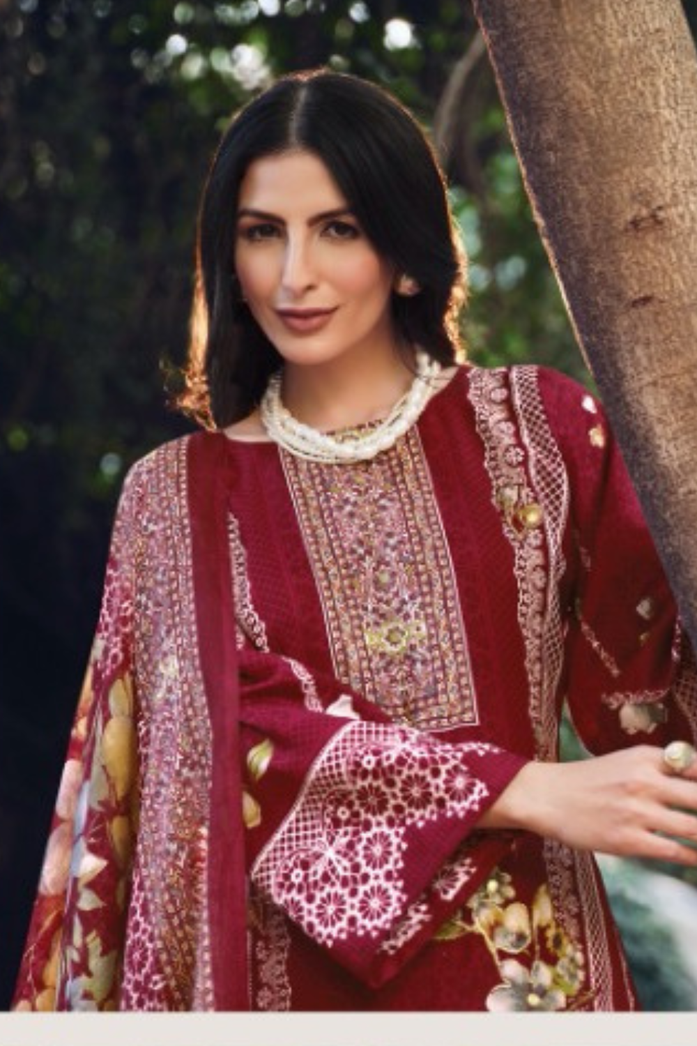 Designer Rayon Suits (UNSTITCHED)