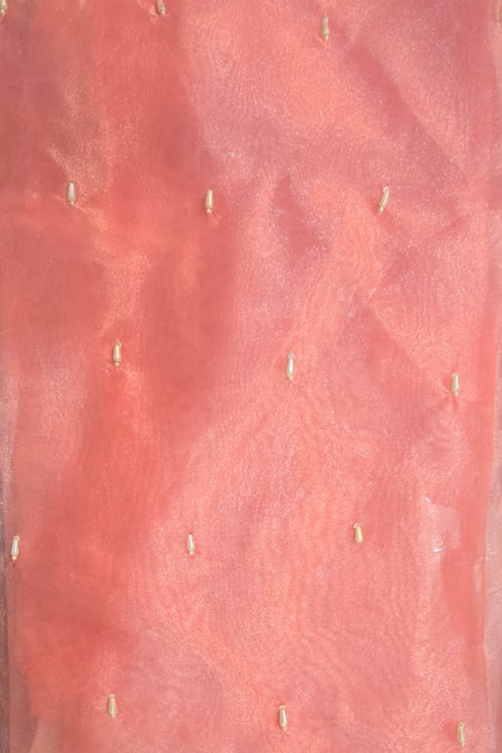 Organza with Embroidered Hem (UNSTITCHED)