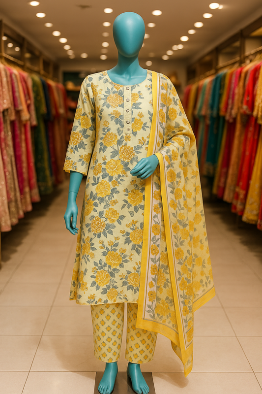 3 PCS Cotton Dresses