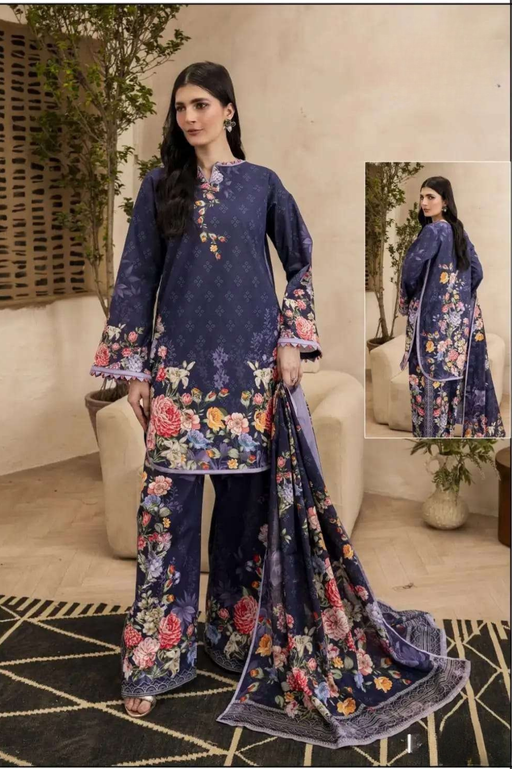 Readymade Lawn Cotton Suits