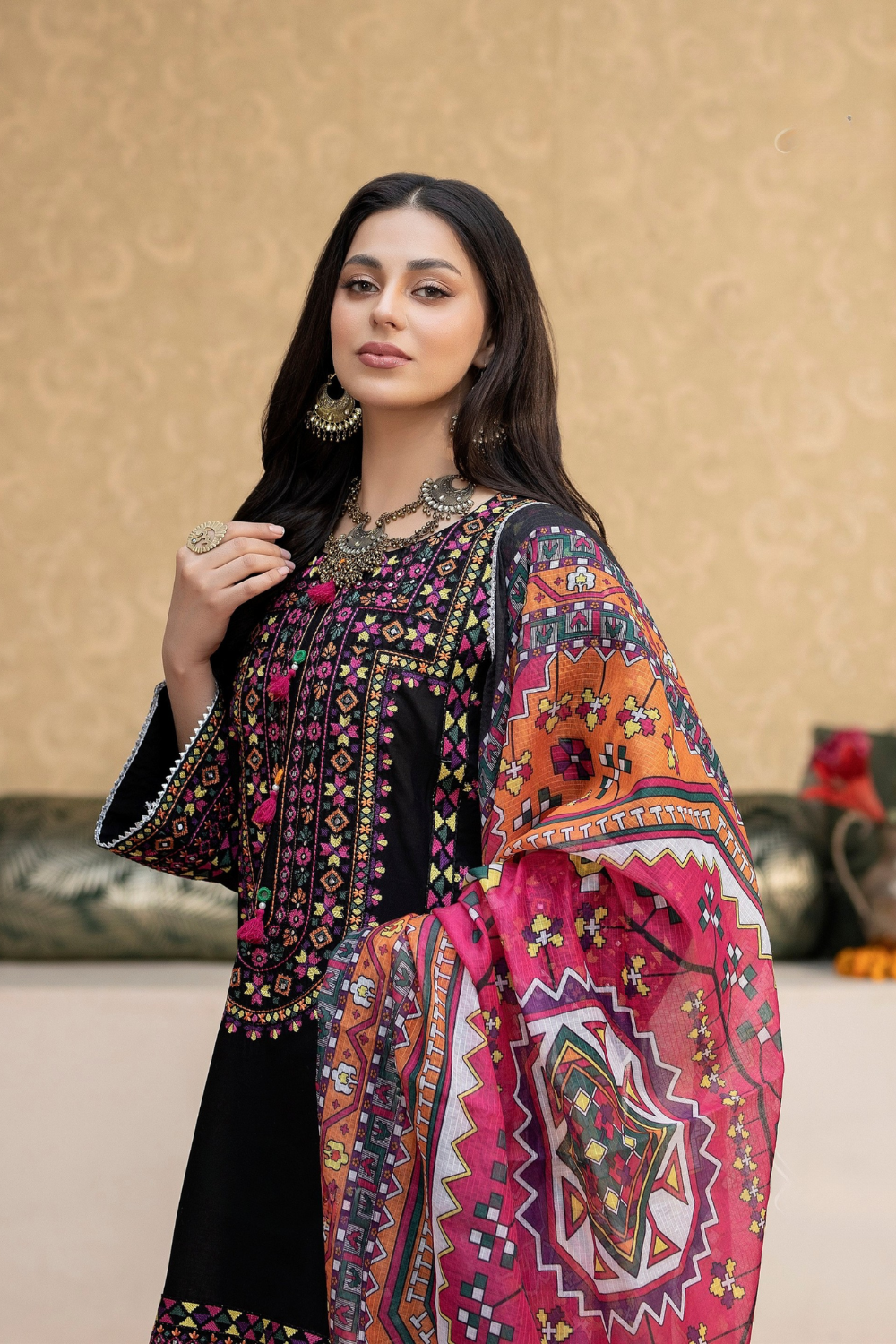 Classic Afghani Farshi Shalwar (Readymade)