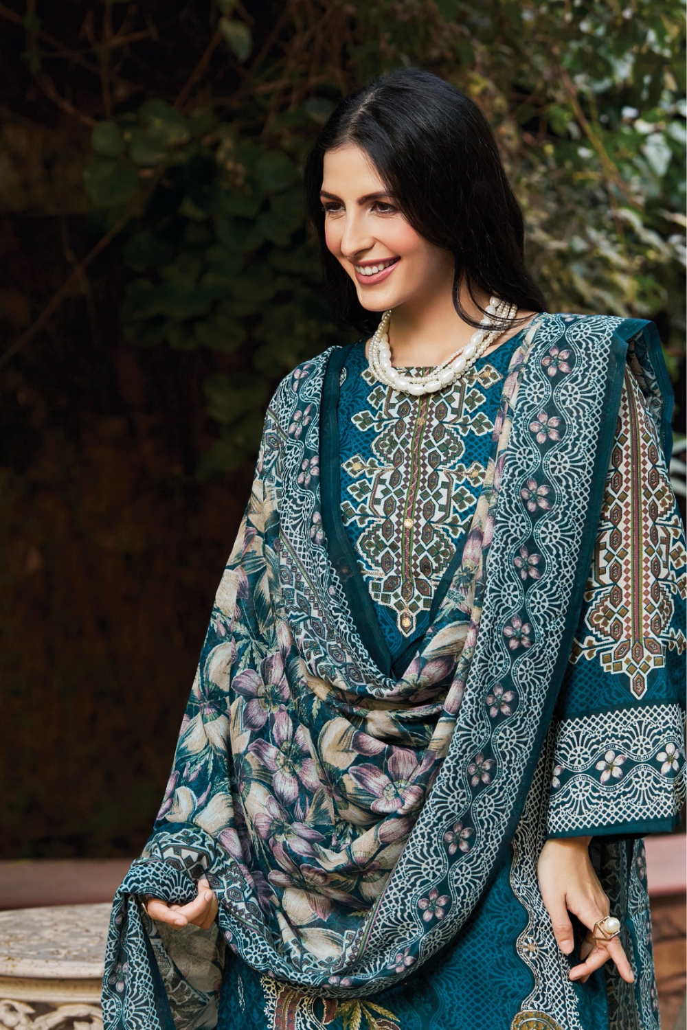 Designer Rayon Suits (UNSTITCHED)