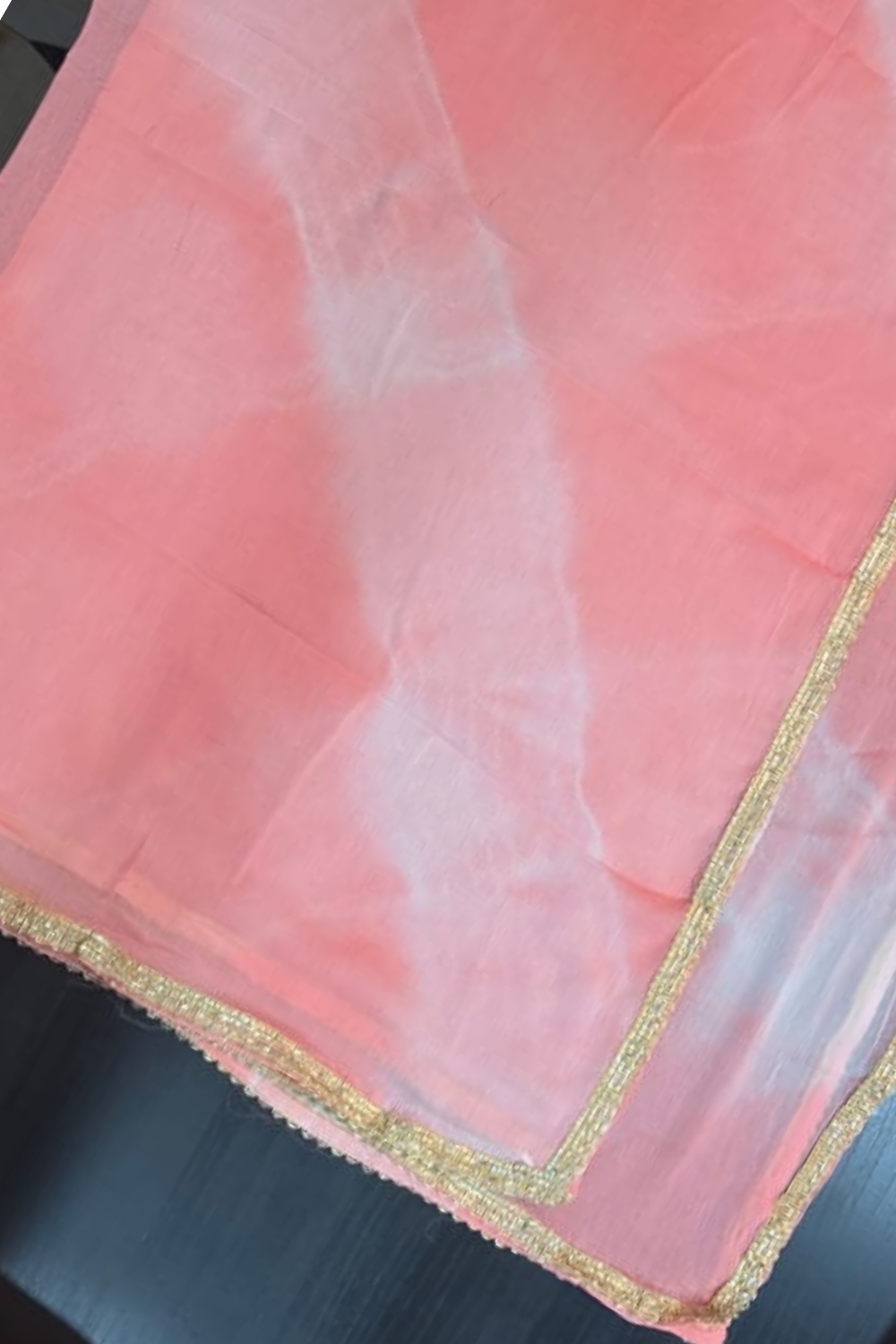 Organza with Embroidered Hem (UNSTITCHED)