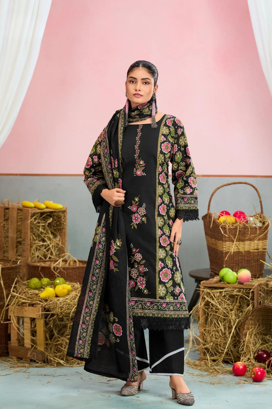 Readymade Pure Lawn Cotton Suits