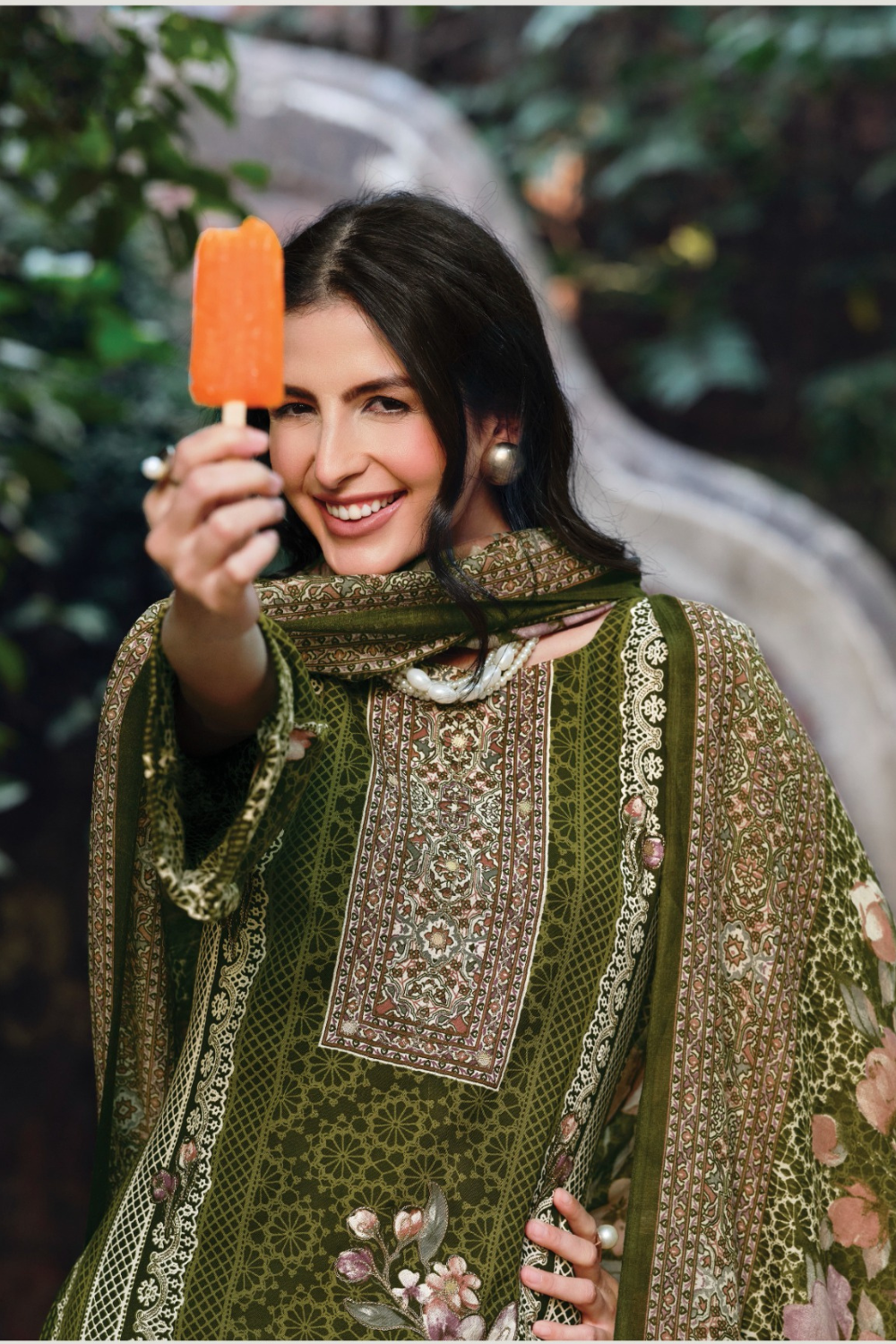Designer Rayon Suits (UNSTITCHED)