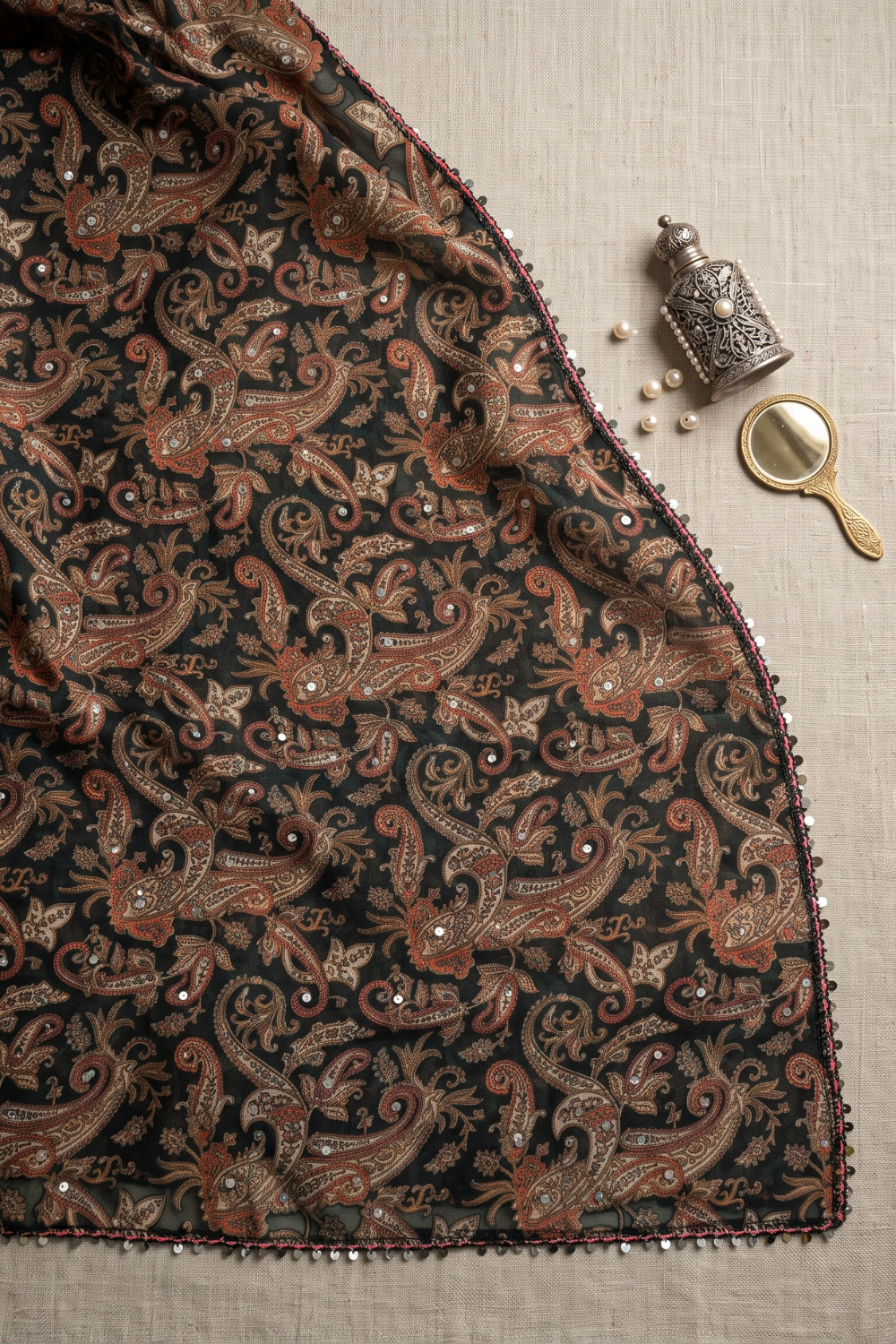 Chikankari with Brasso Dupatta (UNSTITCHED)