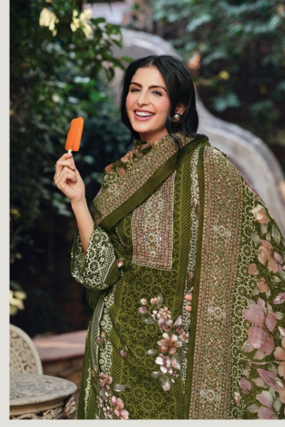 Designer Rayon Suits (UNSTITCHED)