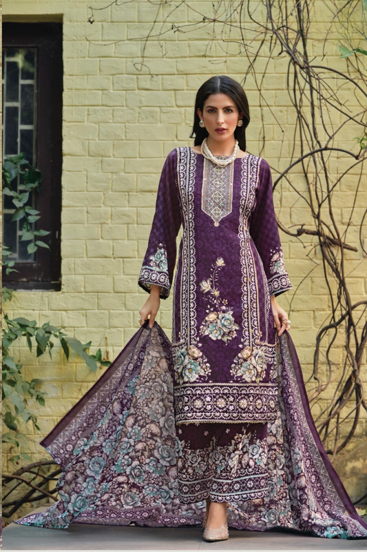 Designer Rayon Suits (UNSTITCHED)