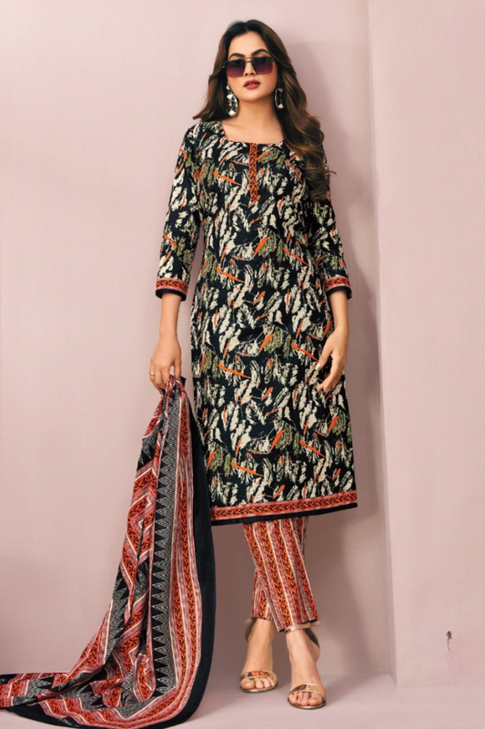 Pure Cotton Dress Material (Unstitched)