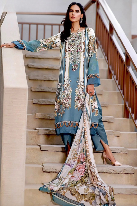 Readymade Pure Lawn Cotton Suits