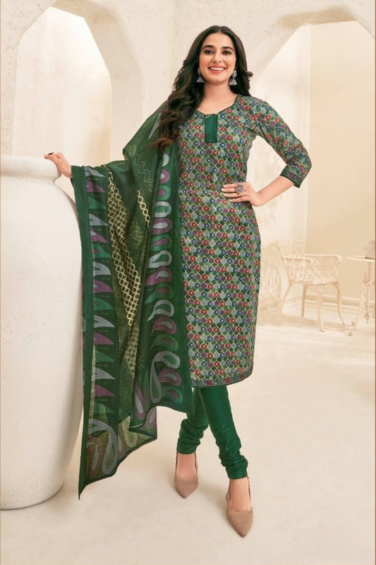 Pure Cotton Dress Material (UNSTITCHED)