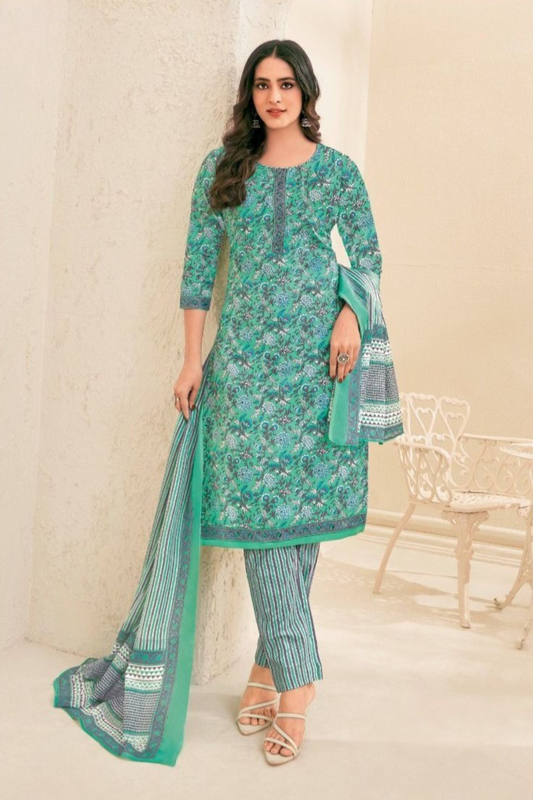 Pure Cotton Dress Material (UNSTITCHED)