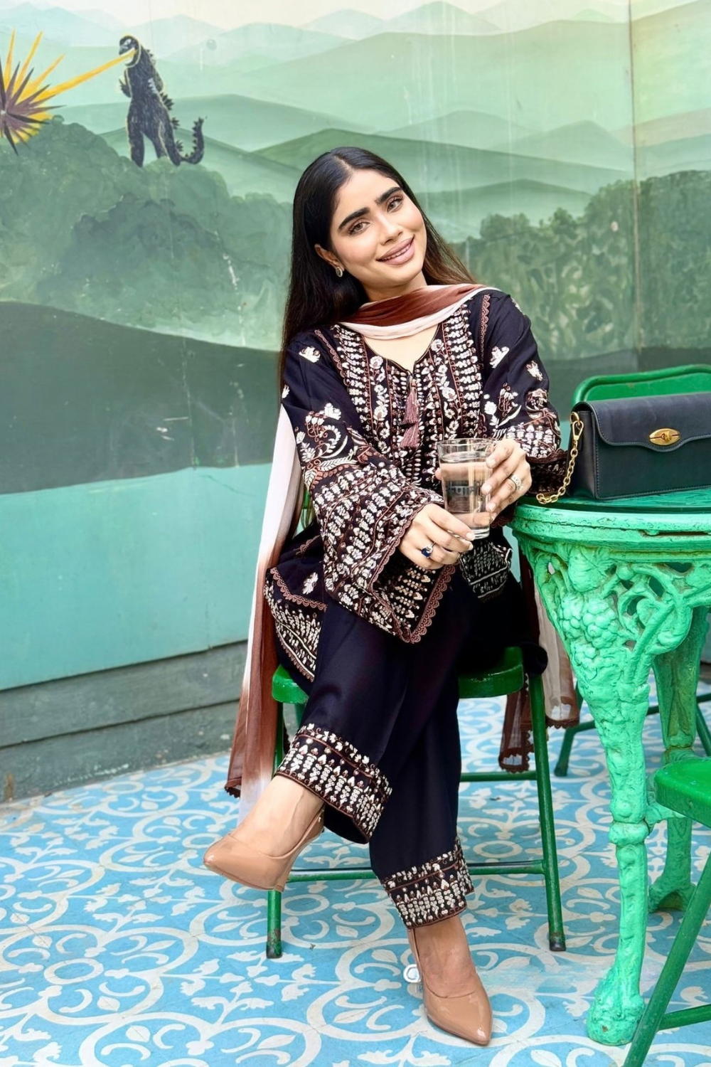 Self-Embroidered Suit (Readymade)