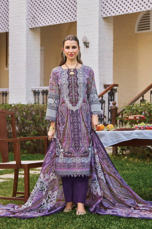 Heavy Embroidered Designer Pakistani Cotton Dresses (UNSTITCHED)