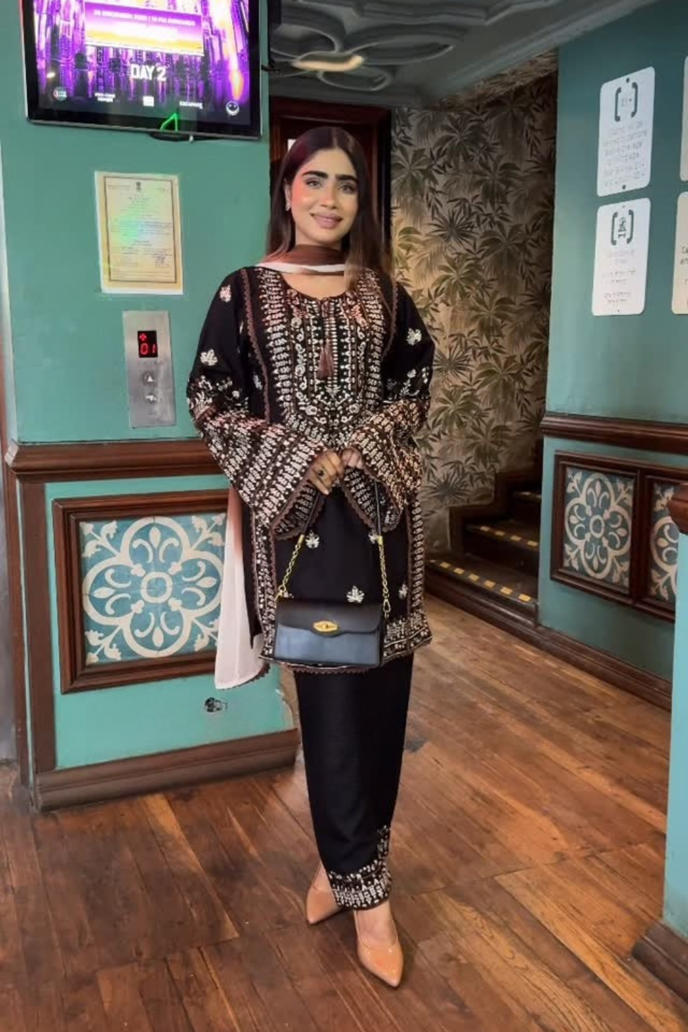 Self-Embroidered Suit (Readymade)
