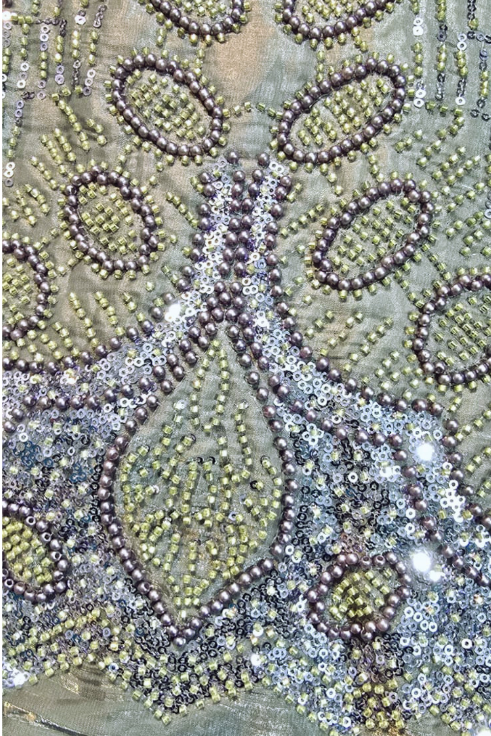 Heavy Self Pearls Dress (UNSTITCHED)