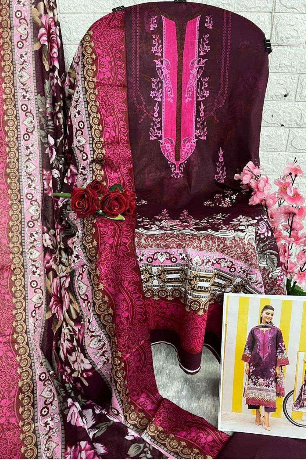 Heavy Lawn Suits (Unstitched)