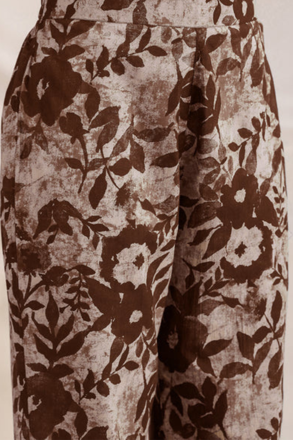 Pure Cotton Floral Printed A-line Co-ord Set