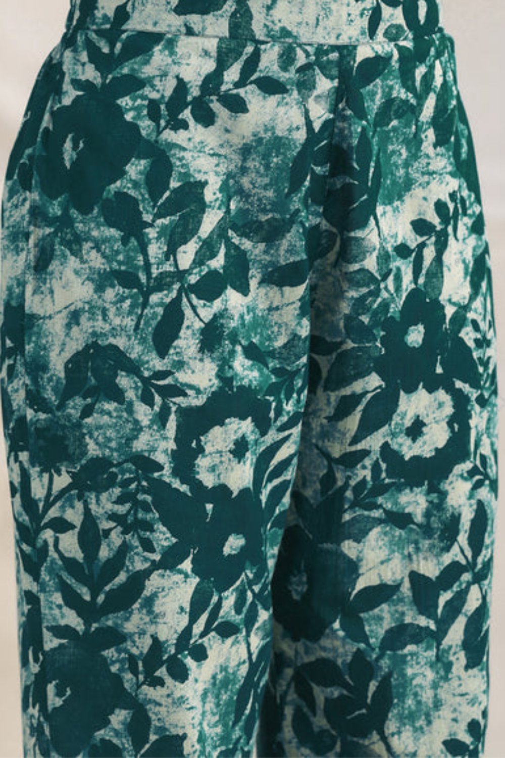 Pure Cotton Floral Printed A-line Co-ord Set