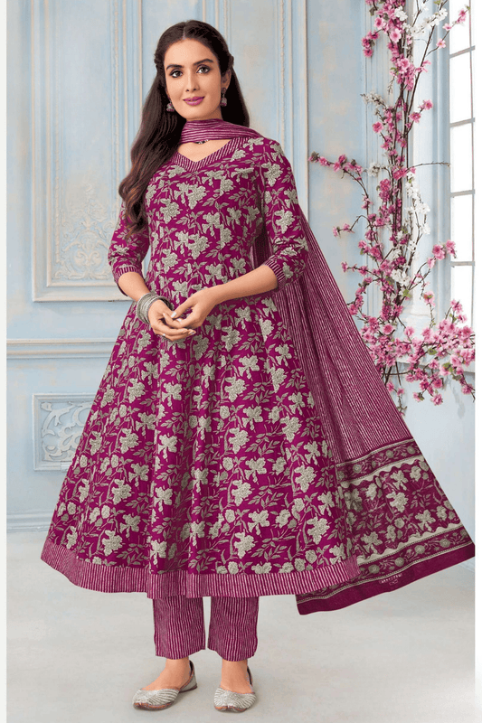 Anarkali 3-PCS Set