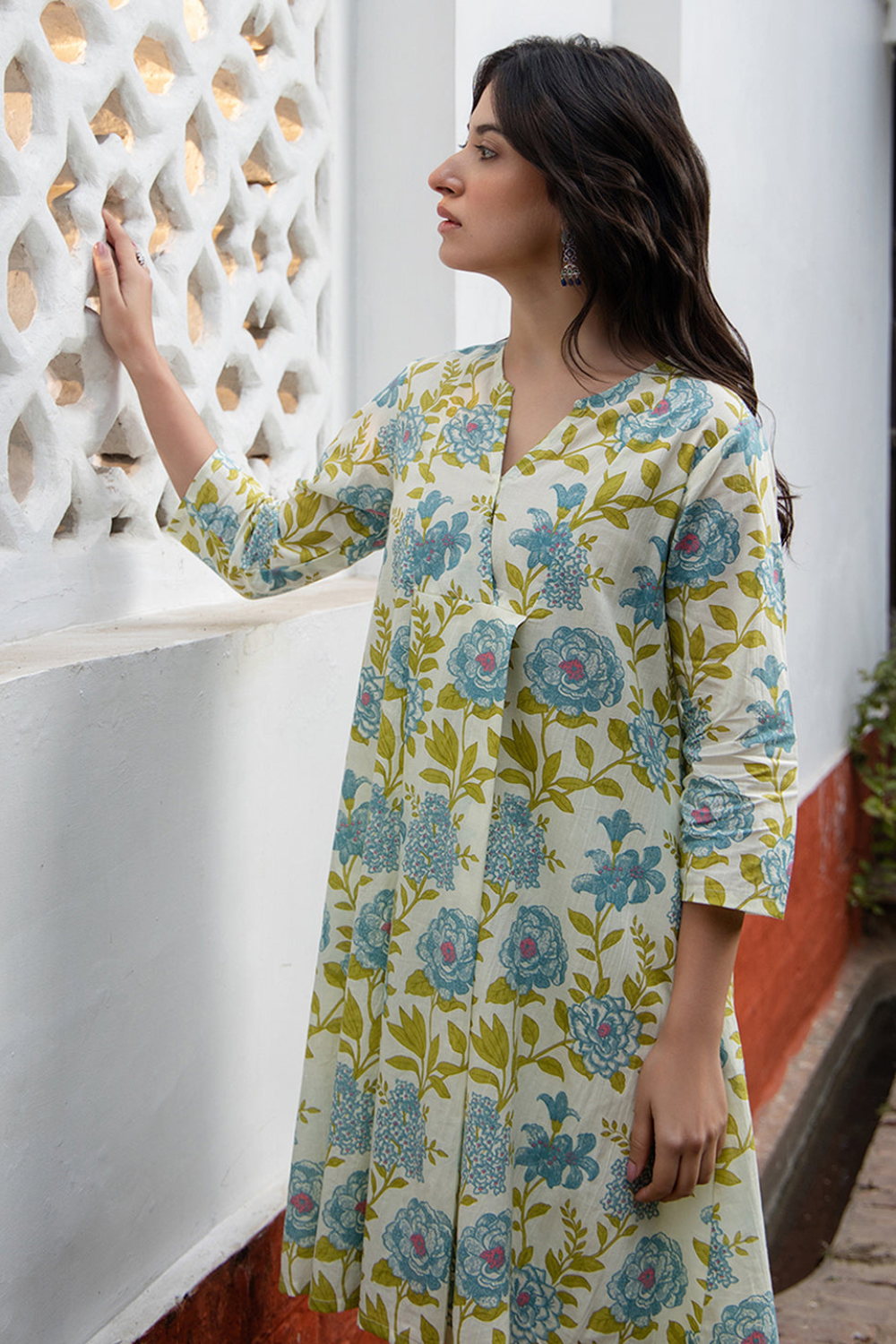 Cotton Floral Tunic