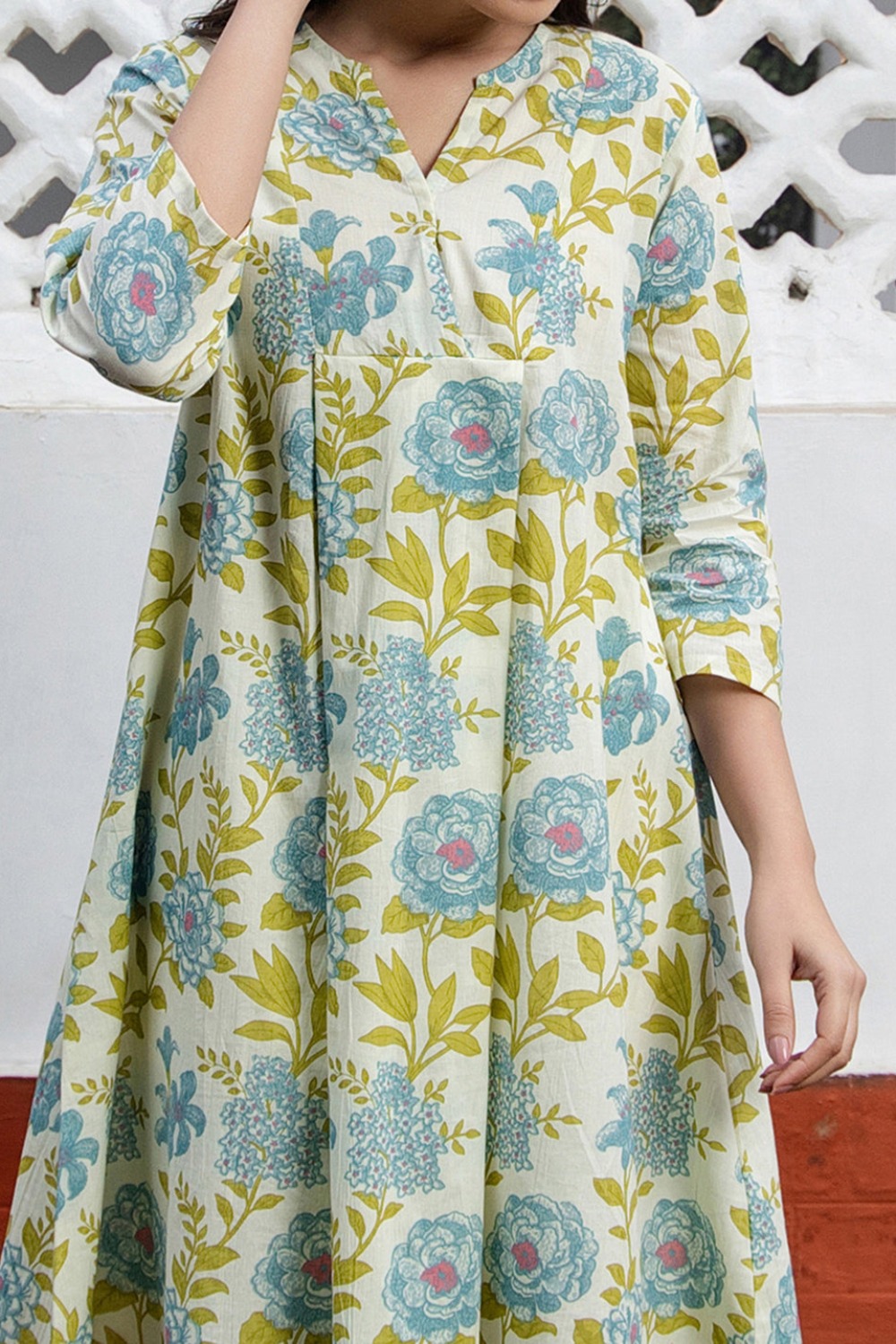 Cotton Floral Tunic